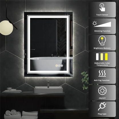 Miroir led 50x70