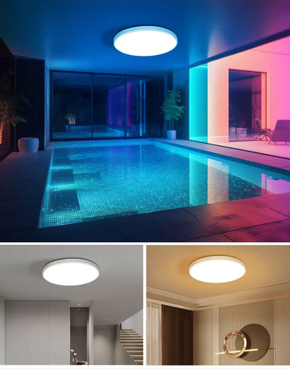 Plafonnier led blanc