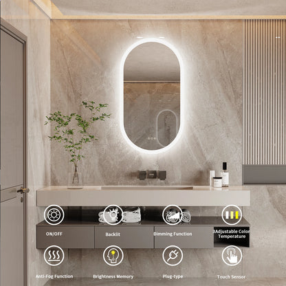 Miroir led salle de bain 120